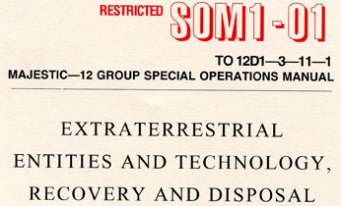 War Department Operations Manual SOM1-01 by Majestic-12 Group, April 1954 [Majestic12titleSOM101]